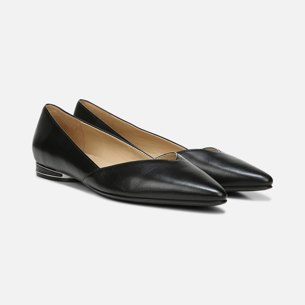 Naturalizer Havana Flat - Black Leather