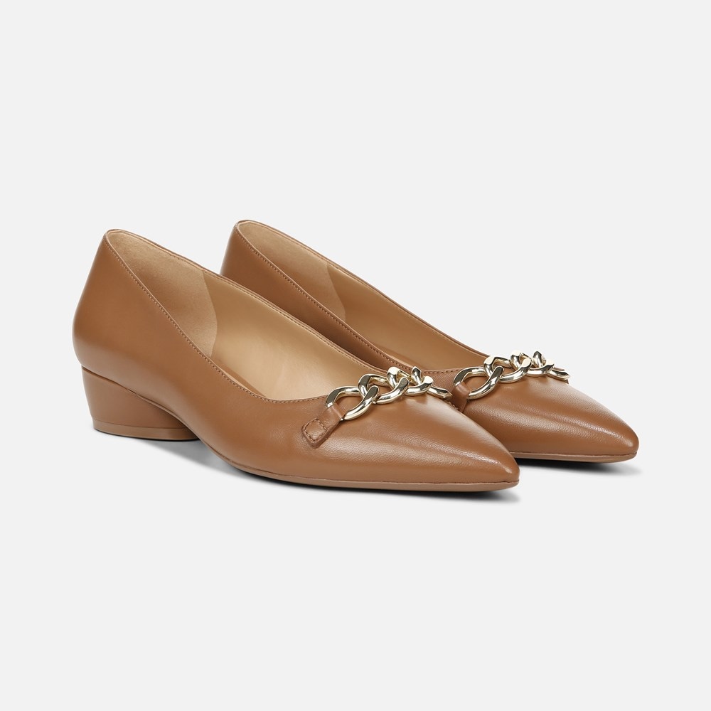 Naturalizer Becca Flat - English Tea Brown Leather