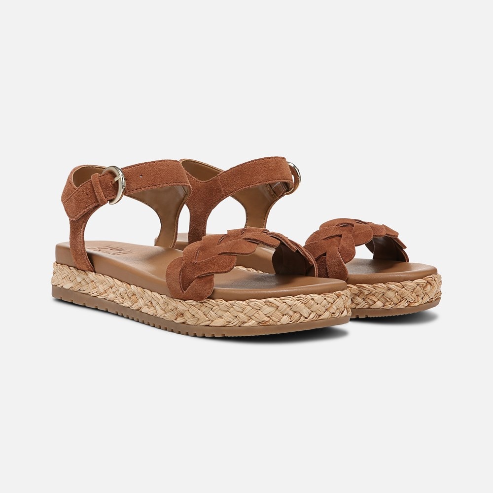 Naturalizer Neila Sandal - English Tea Brown Leather