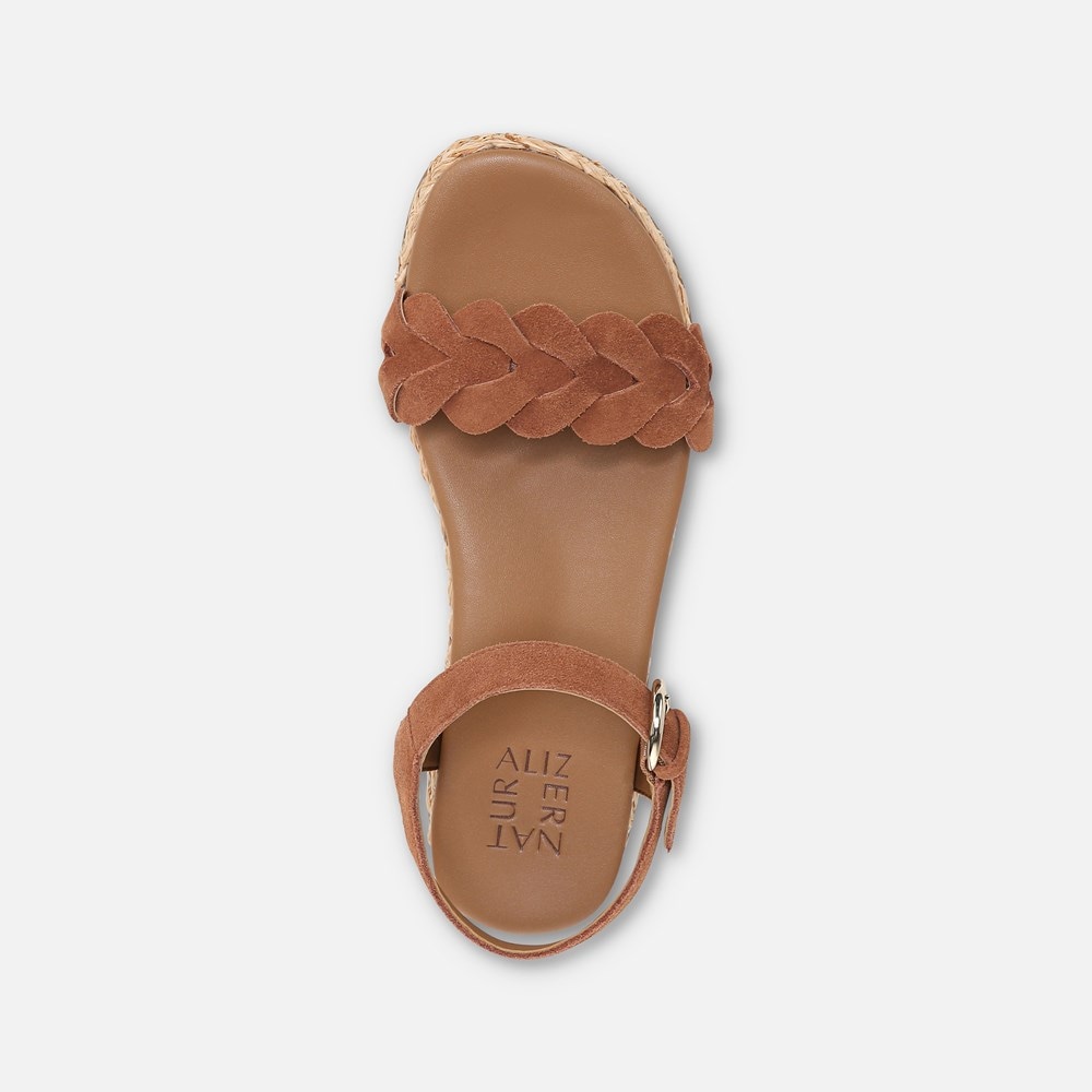Naturalizer Neila Sandal - English Tea Brown Leather