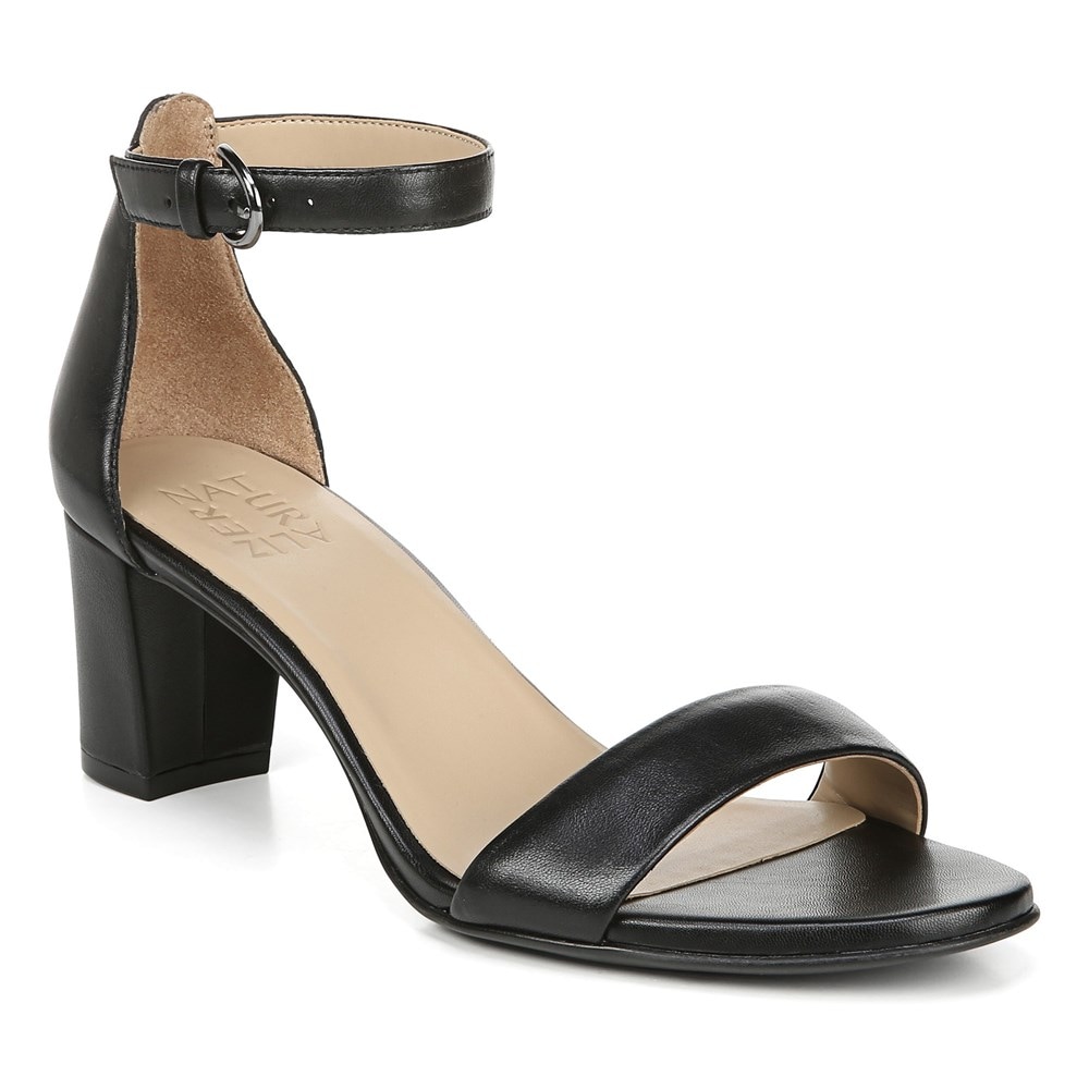 Naturalizer Vera Dress Sandal - Black Leather