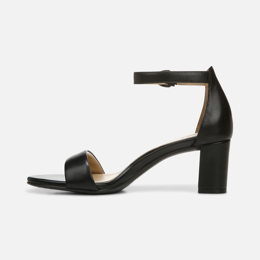 Naturalizer Vera Dress Sandal - Black Leather