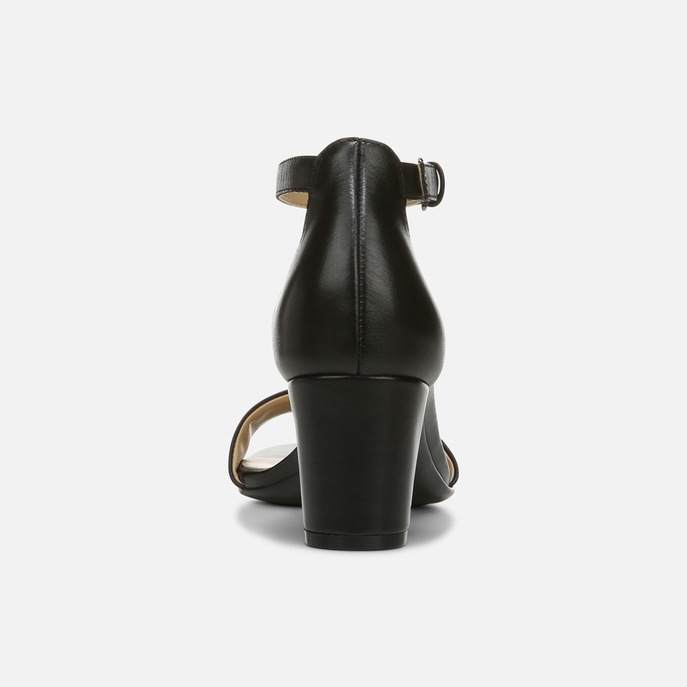 Naturalizer Vera Dress Sandal - Black Leather
