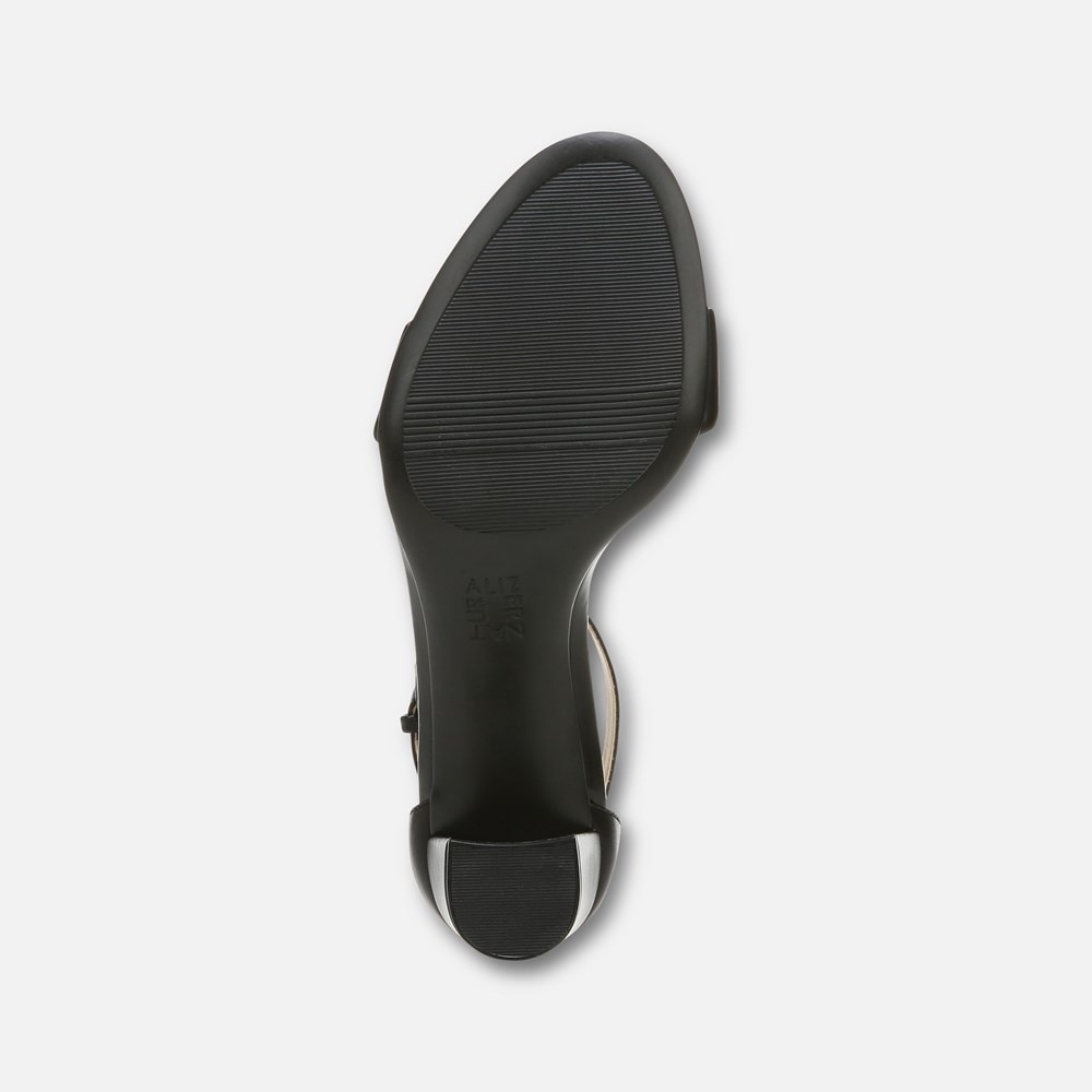 Naturalizer Vera Dress Sandal - Black Leather