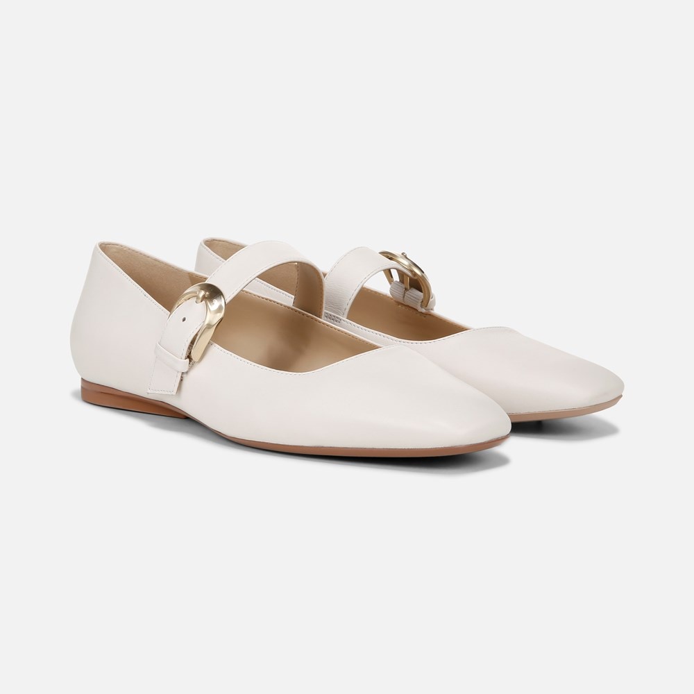 Naturalizer 27 EDIT Carter Mary Jane - Warm White Leather