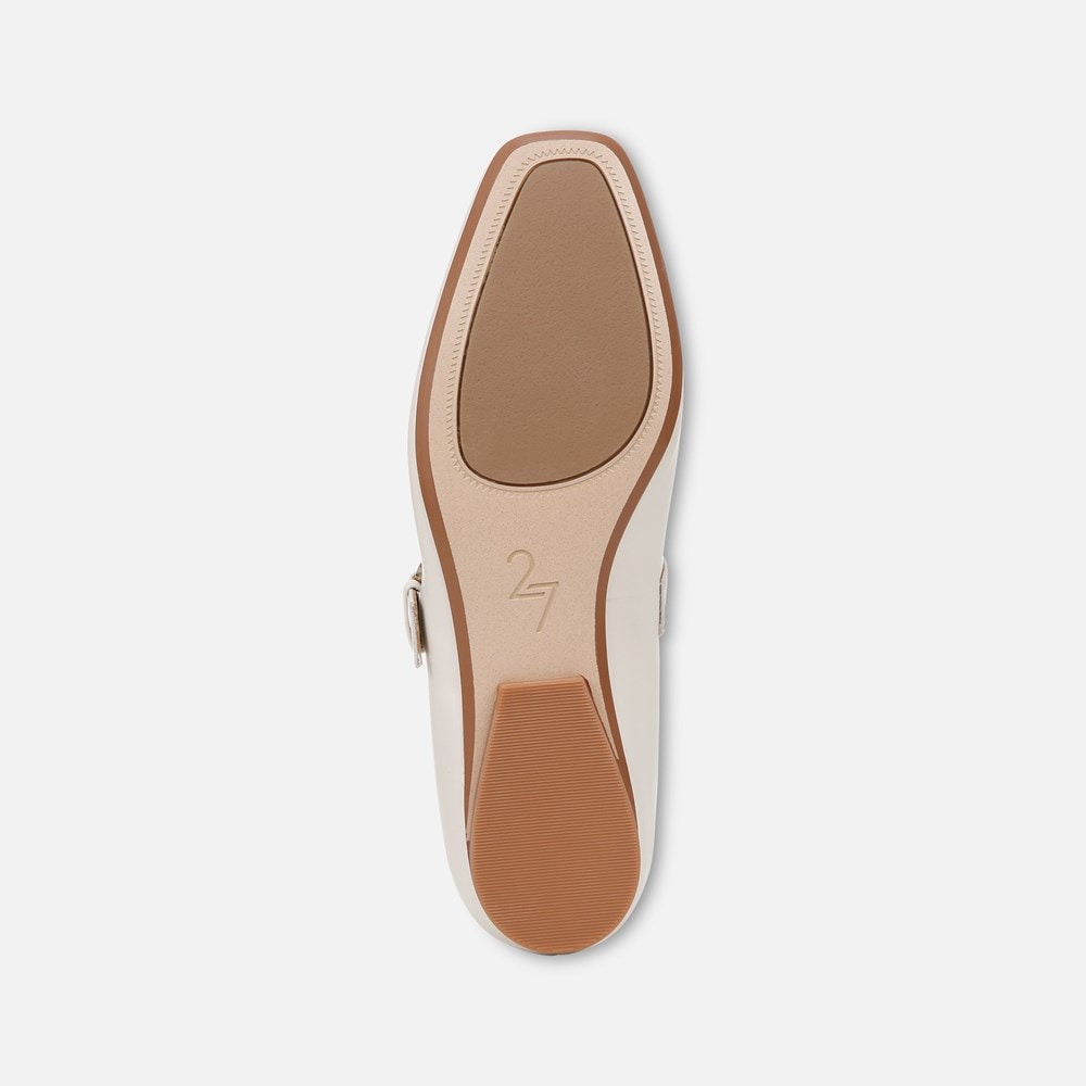 Naturalizer 27 EDIT Carter Mary Jane - Warm White Leather