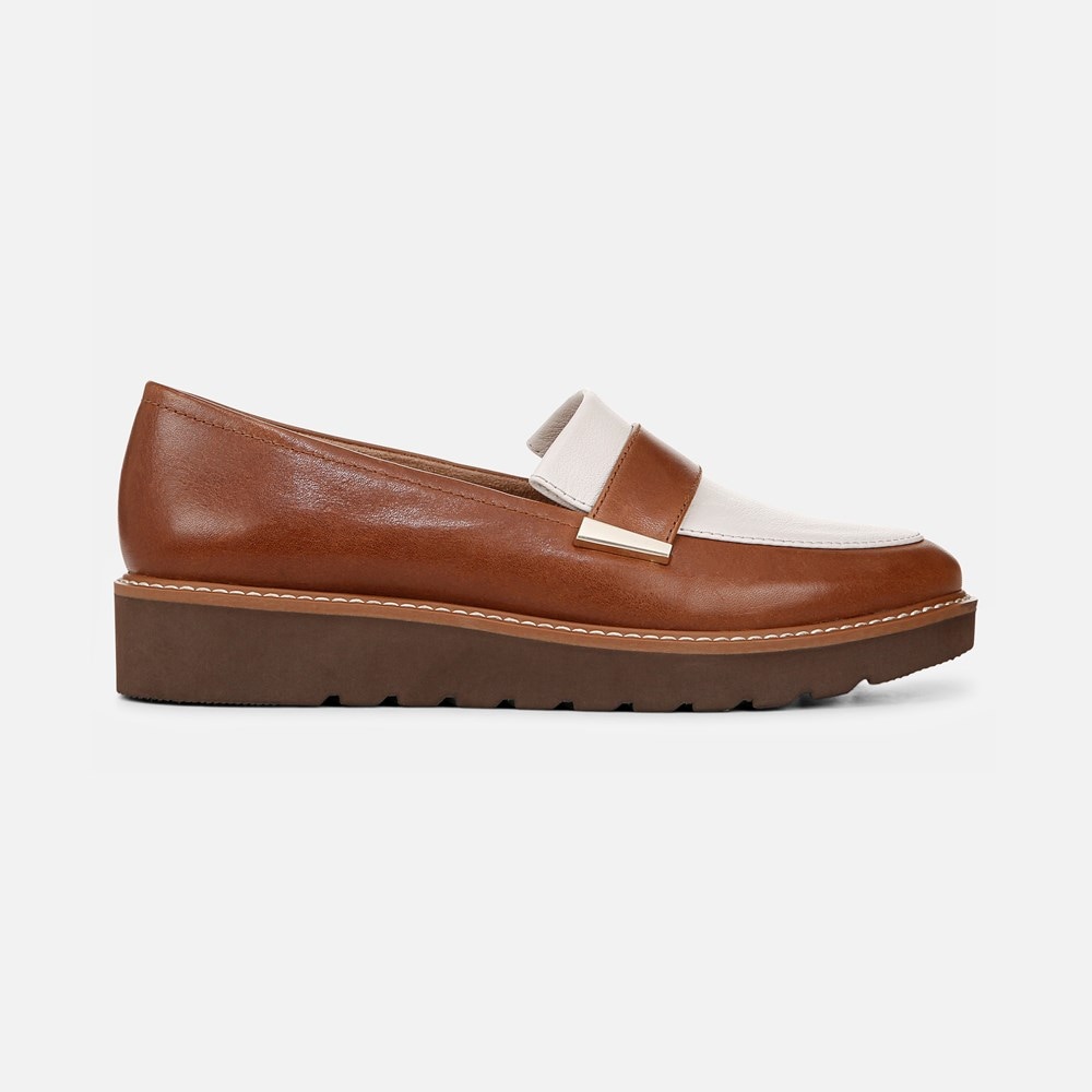 Naturalizer ADILINE LOAFER - White / English Tea Leather