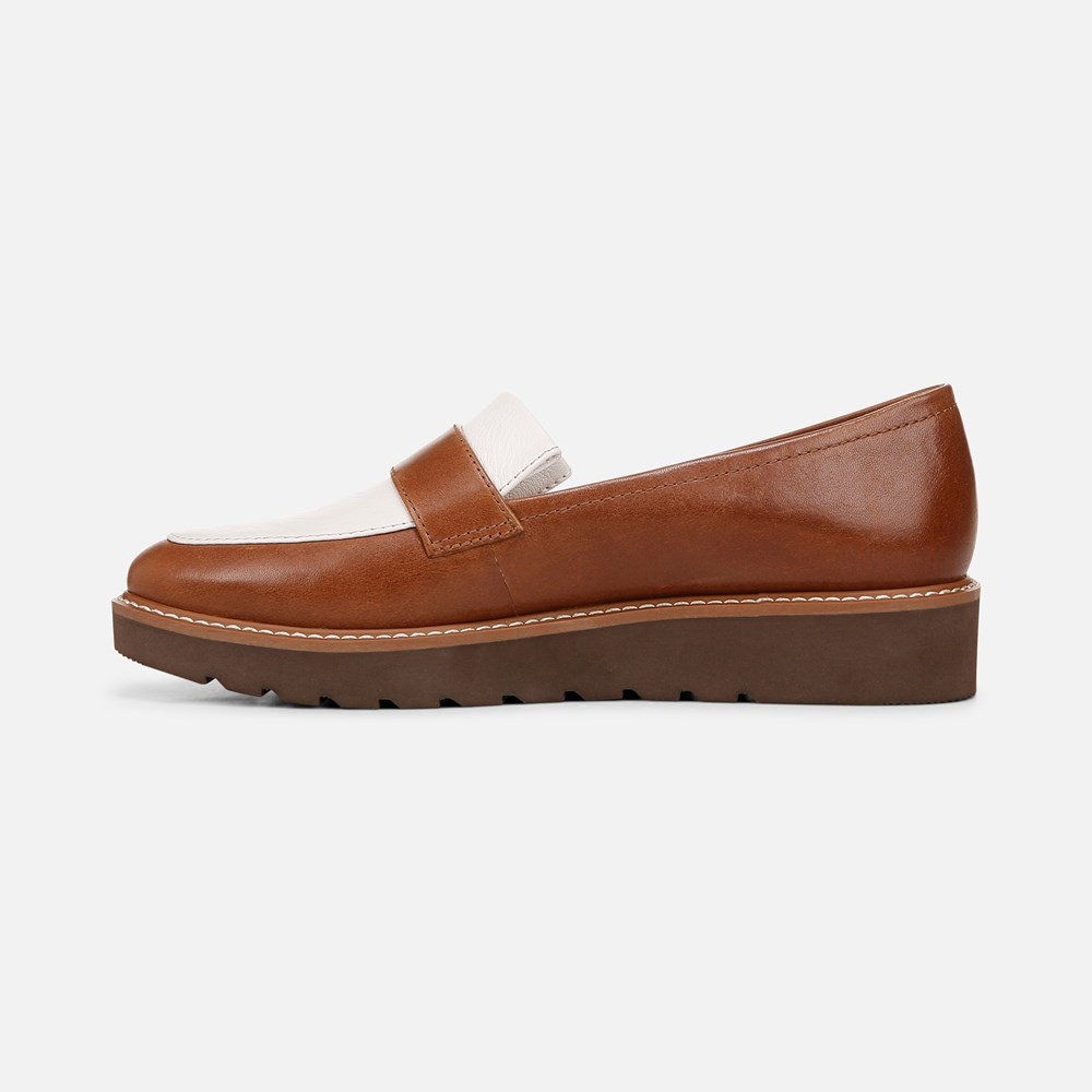 Naturalizer ADILINE LOAFER - White / English Tea Leather