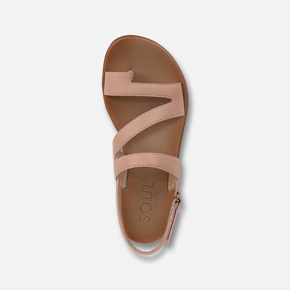 Naturalizer Soul Shakina Sandal - Mauve Pink Faux Leather