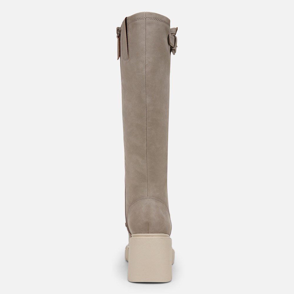 Naturalizer Soul Cache Knee High Boot - Dove Grey Faux Leather