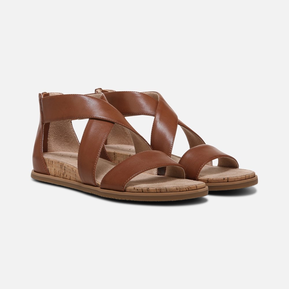 Naturalizer SOUL Cindi Sandal - Dark Brown Leather