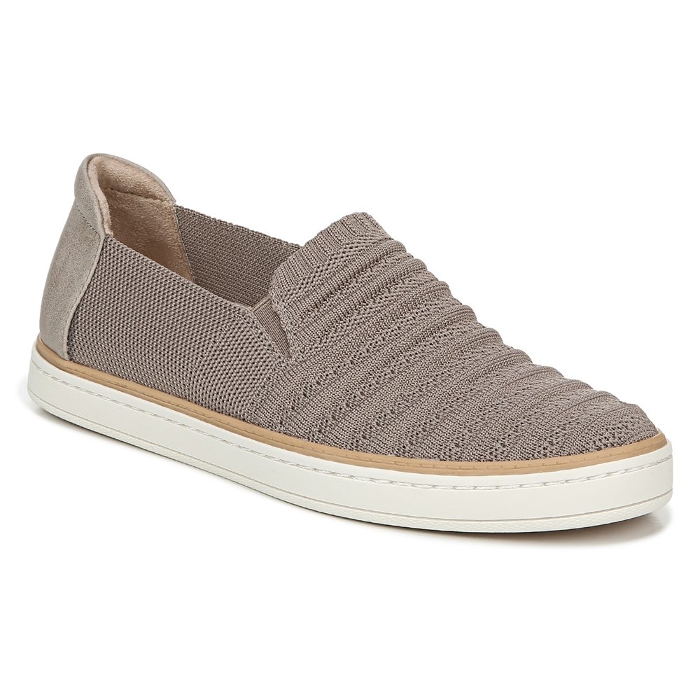 Naturalizer SOUL Kemper Slip On Sneaker - Grey Knit Fabric