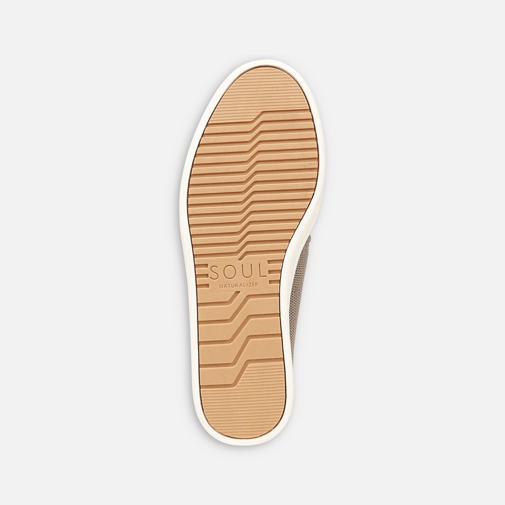 Naturalizer SOUL Kemper Slip On Sneaker - Grey Knit Fabric