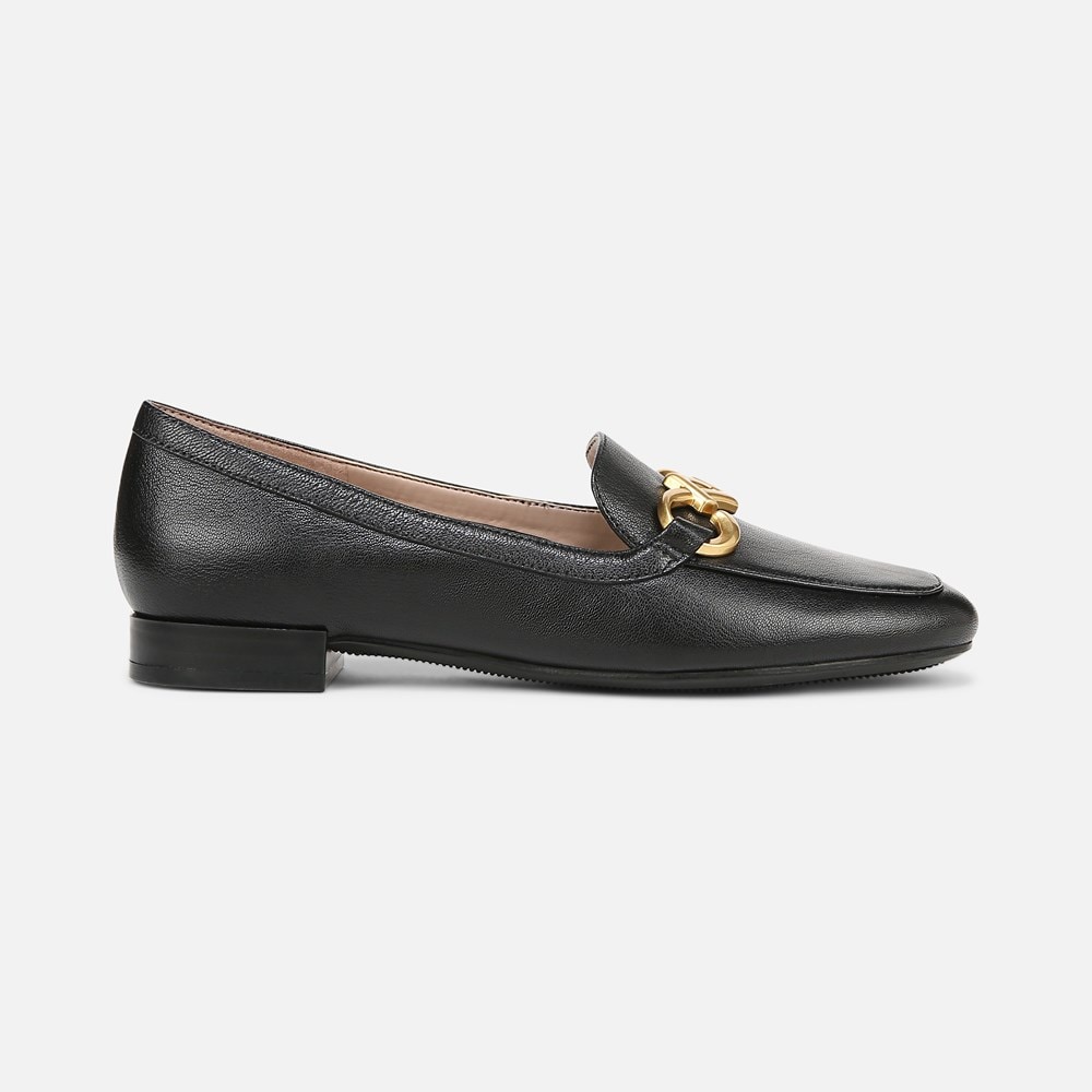 Naturalizer Jovie Bit Loafer - Black Leather