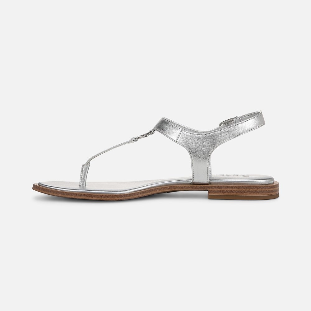 Naturalizer Lizzi Sandal - Silver Faux Leather