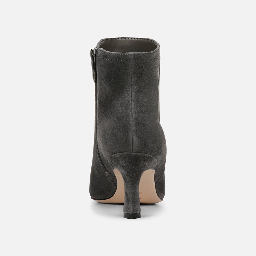 Naturalizer 27 EDIT Maya Stiletto Bootie - Dark Grey Suede