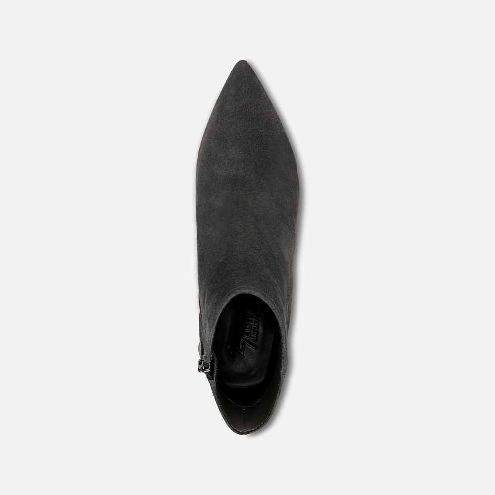 Naturalizer 27 EDIT Maya Stiletto Bootie - Dark Grey Suede
