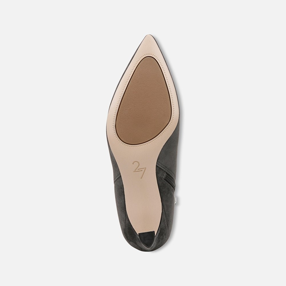 Naturalizer 27 EDIT Maya Stiletto Bootie - Dark Grey Suede