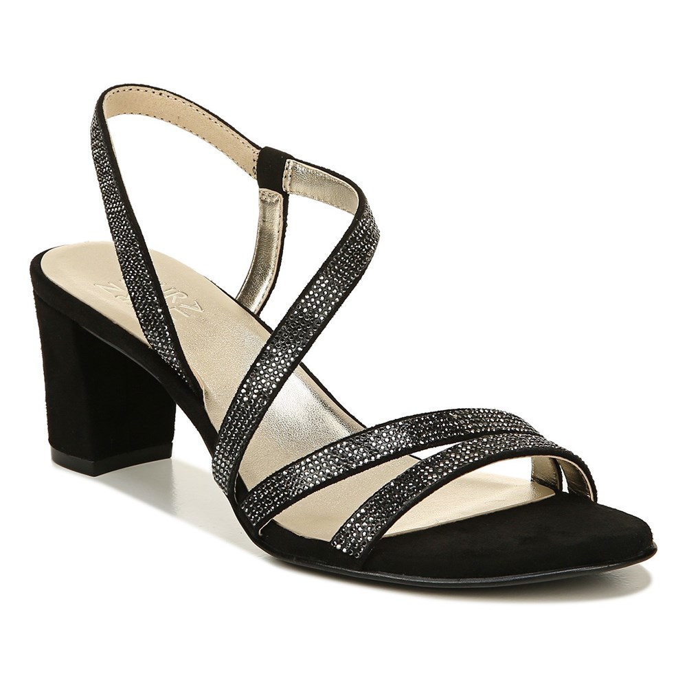 Naturalizer Vanessa Dress Sandal - Black Fabric