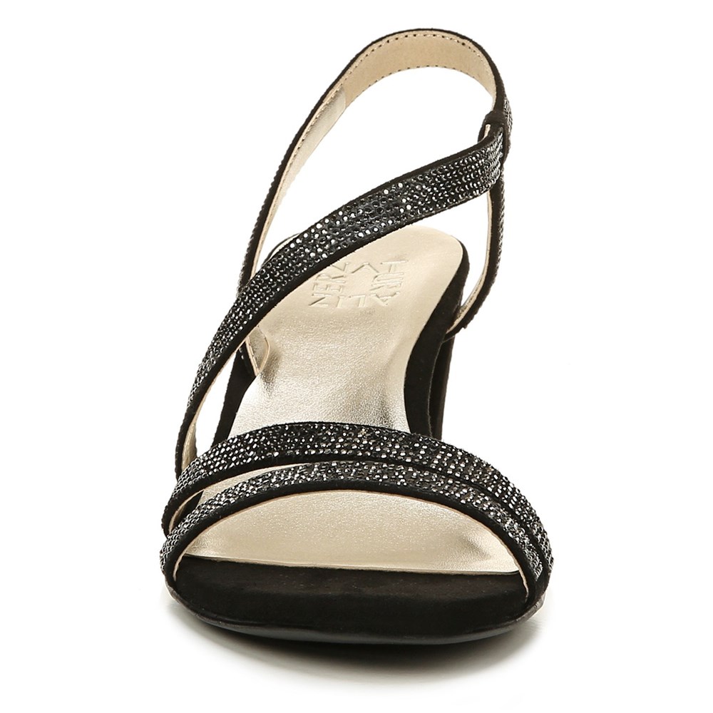 Naturalizer Vanessa Dress Sandal - Black Fabric
