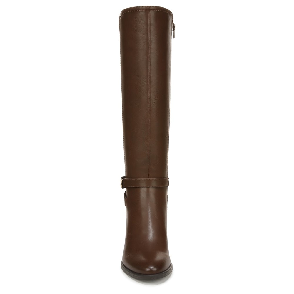 Naturalizer SOUL Uptown Knee High Boot - Dark Brown Faux Leather