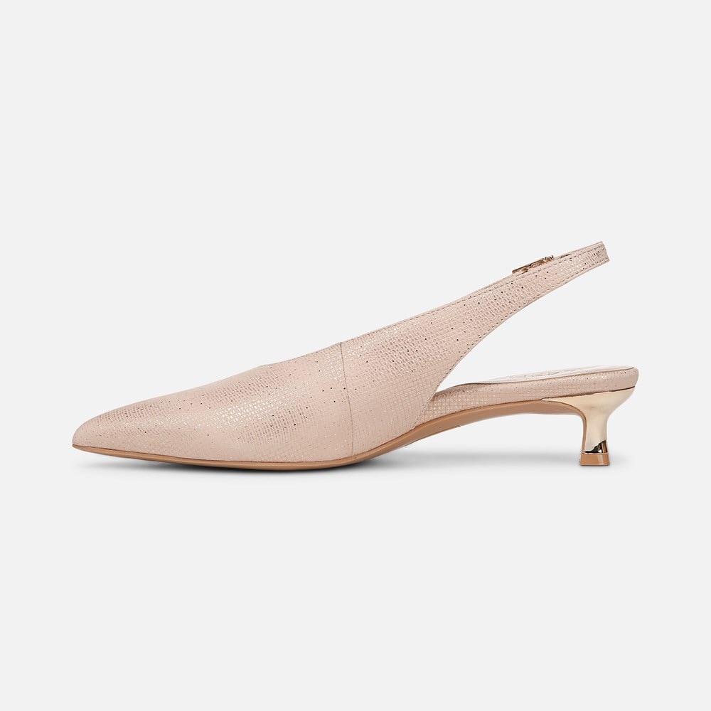 Naturalizer Nicolette Pump - Sand Beige Metallic Leather