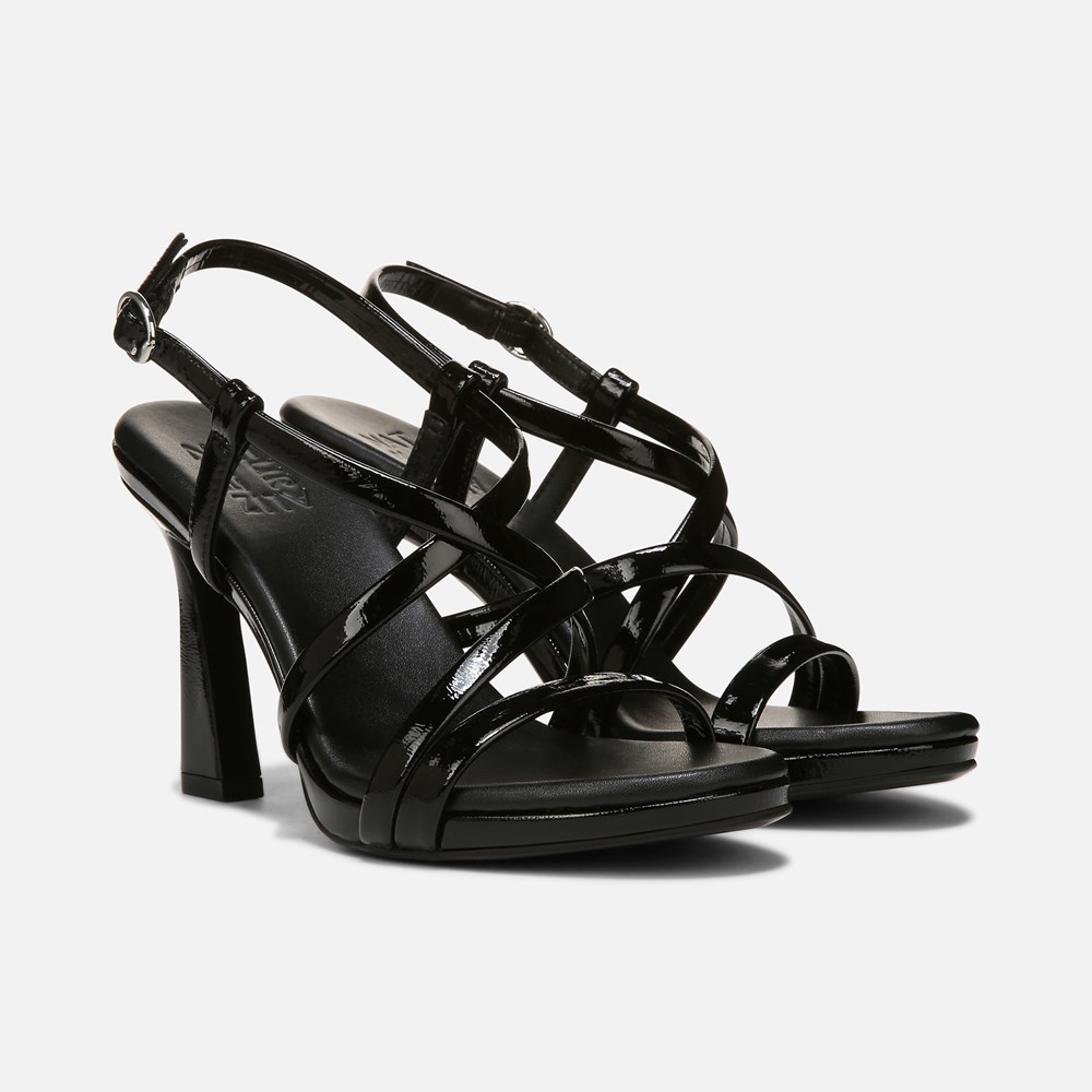 Naturalizer Luisa Dress Sandal - Black Patent Leather