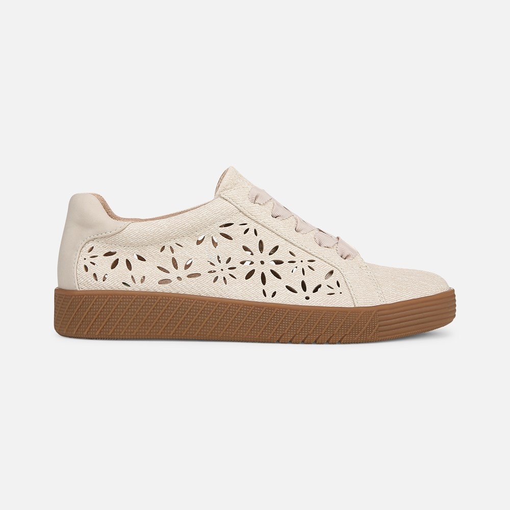 Naturalizer SOUL Neela-Perf Sneaker - Light Sand Beige Fabric