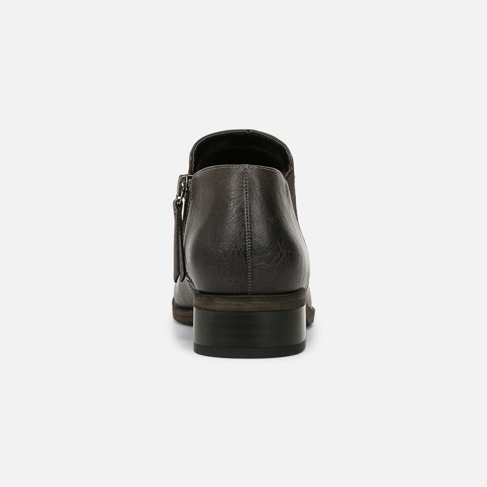 Naturalizer SOUL Respect Ankle Bootie - Smoky Grey Faux Leather