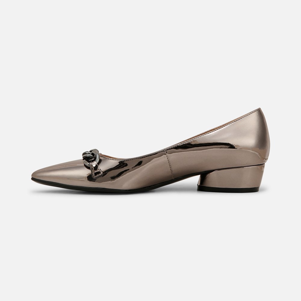 Naturalizer Becca Flat - Pewter Faux Leather