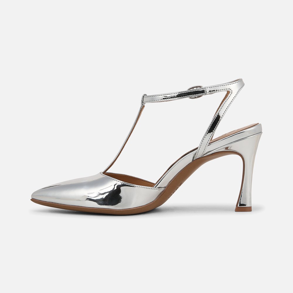 Naturalizer Astrid Pump - Silver Faux Leather
