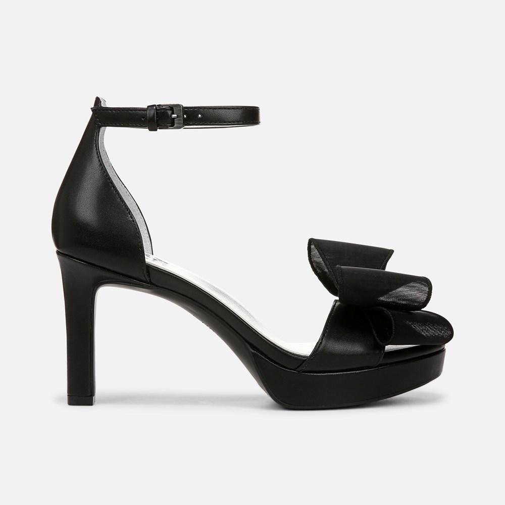 Naturalizer Always Dress Sandal - Black Faux Leather