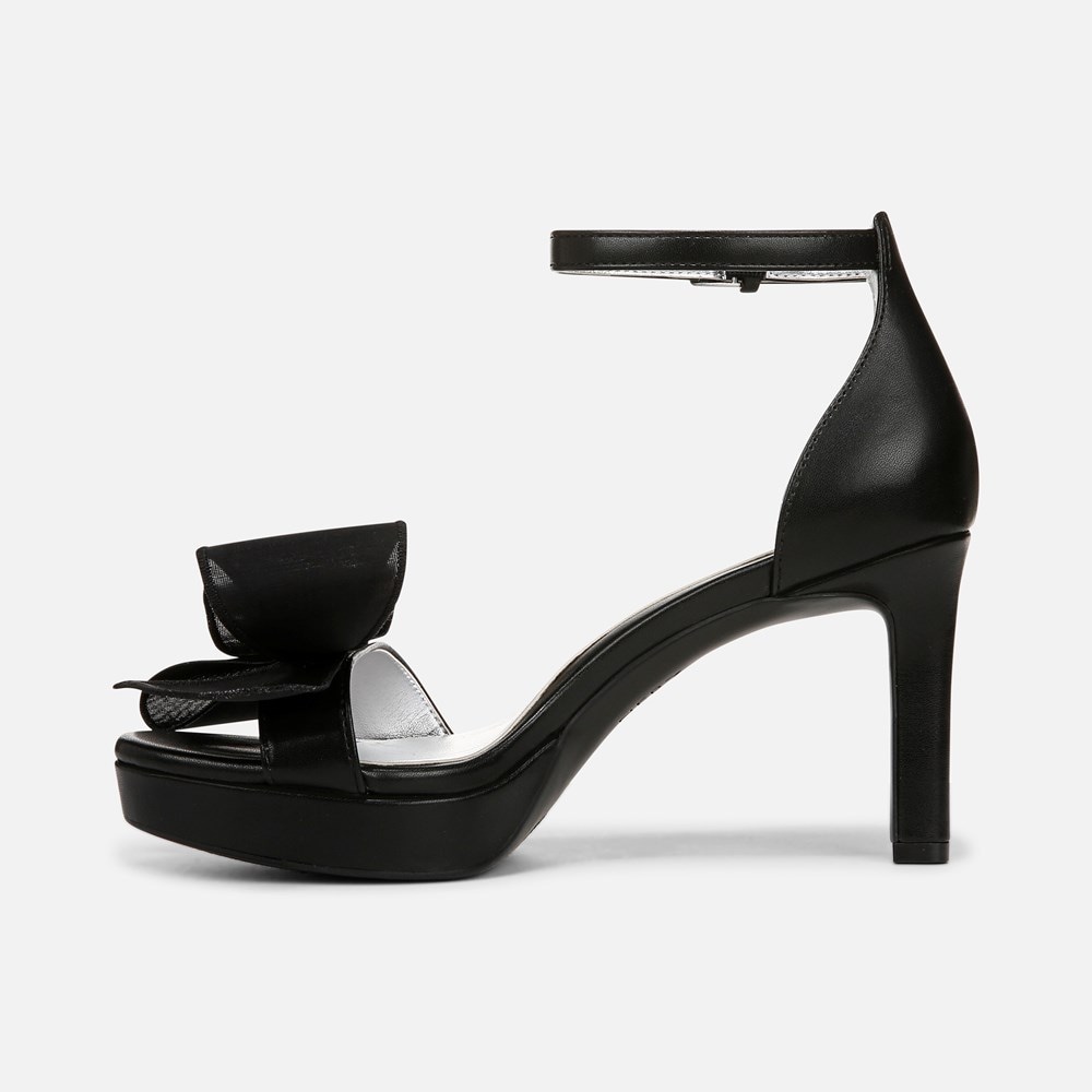 Naturalizer Always Dress Sandal - Black Faux Leather