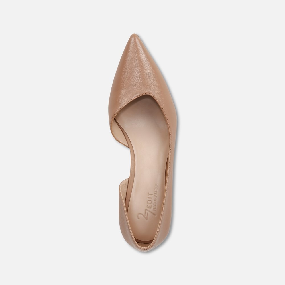 Naturalizer 27 Edit Faith Pump - Taupe Leather