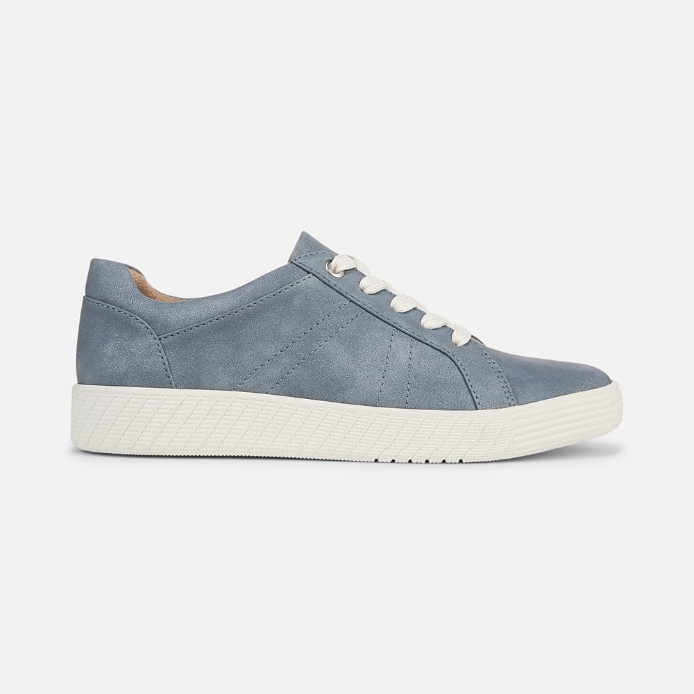Naturalizer SOUL Neela Sneaker - Mid Blue Faux Leather