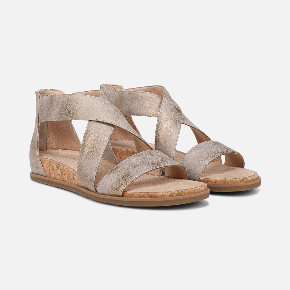 Naturalizer SOUL Cindi Sandal - Gold Metallic Faux Leather