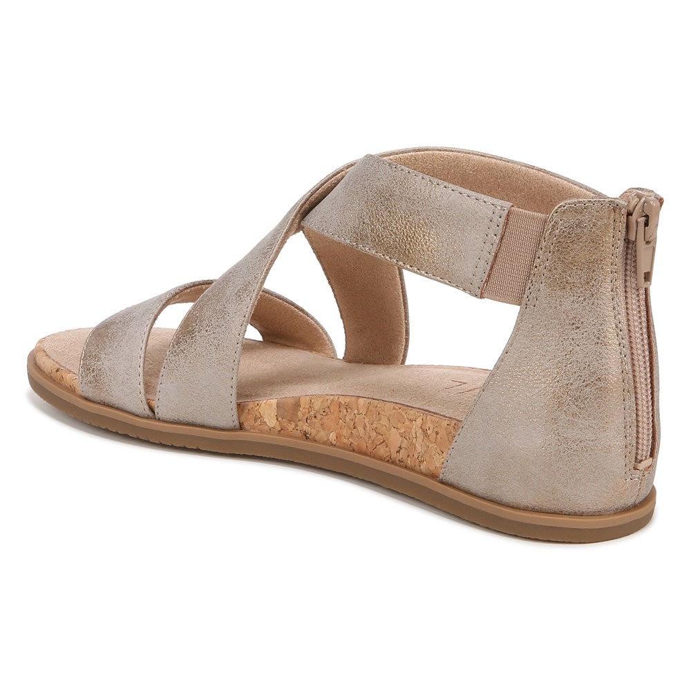 Naturalizer SOUL Cindi Sandal - Gold Metallic Faux Leather