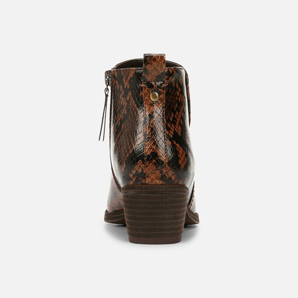 Naturalizer Zaylee Bootie - Snake Print Faux Leather