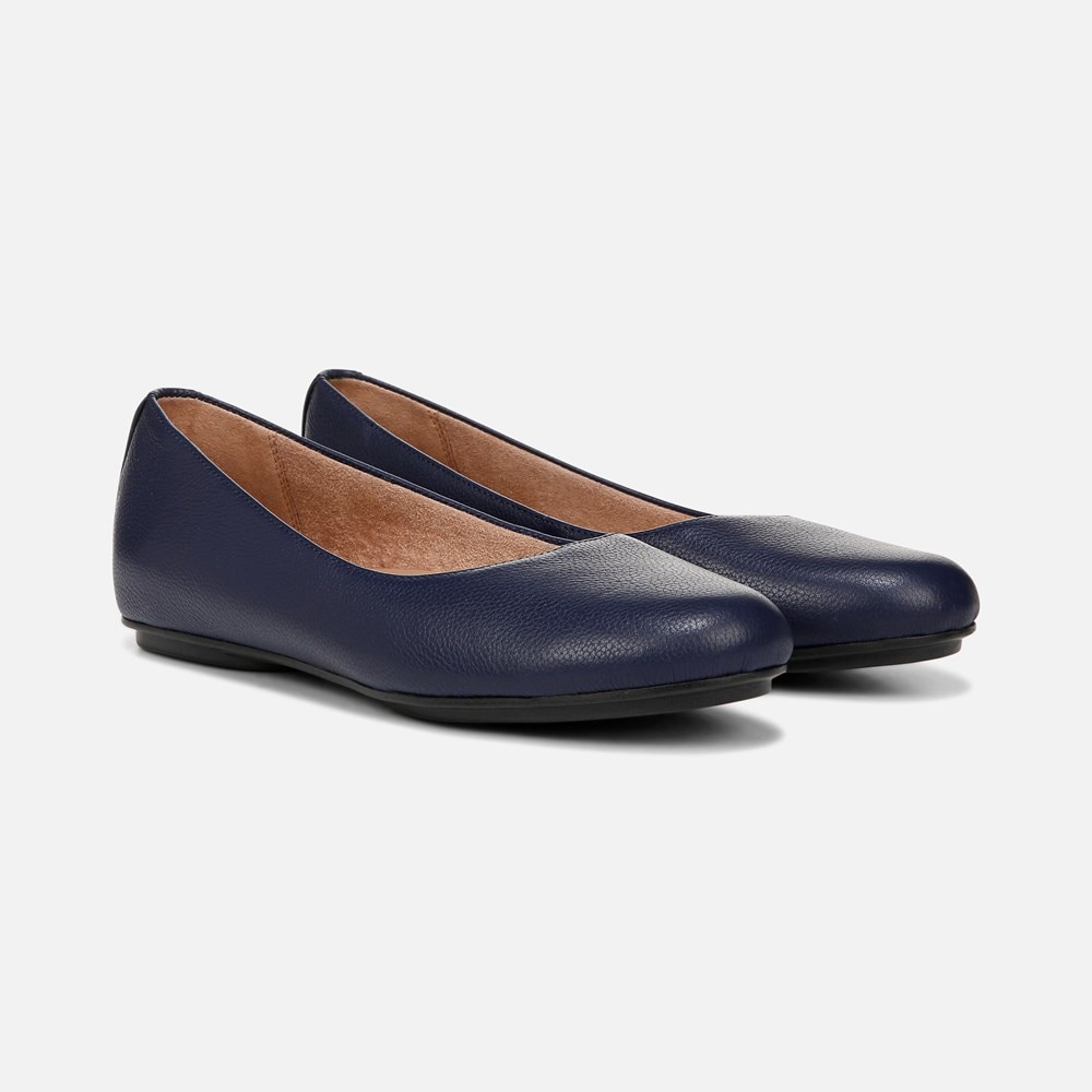 Naturalizer Maxwell Ballet Flat - Midnight Blue Leather