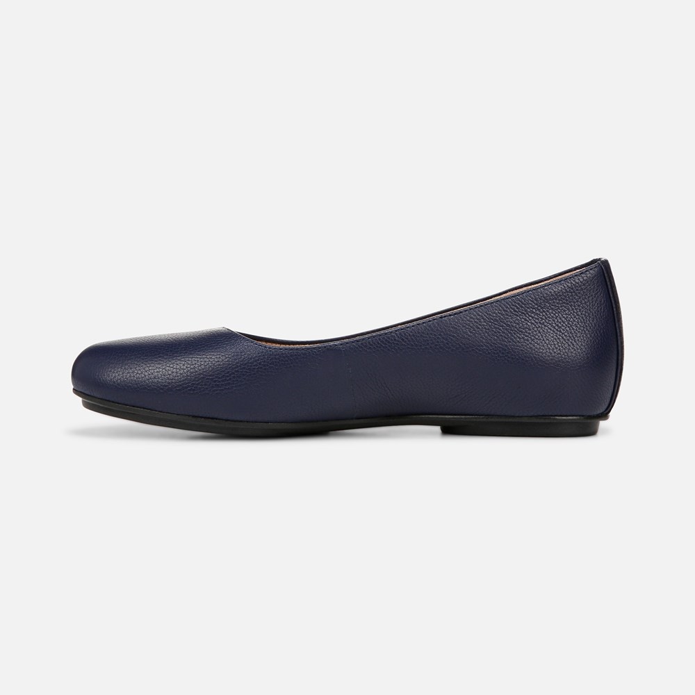 Naturalizer Maxwell Ballet Flat - Midnight Blue Leather
