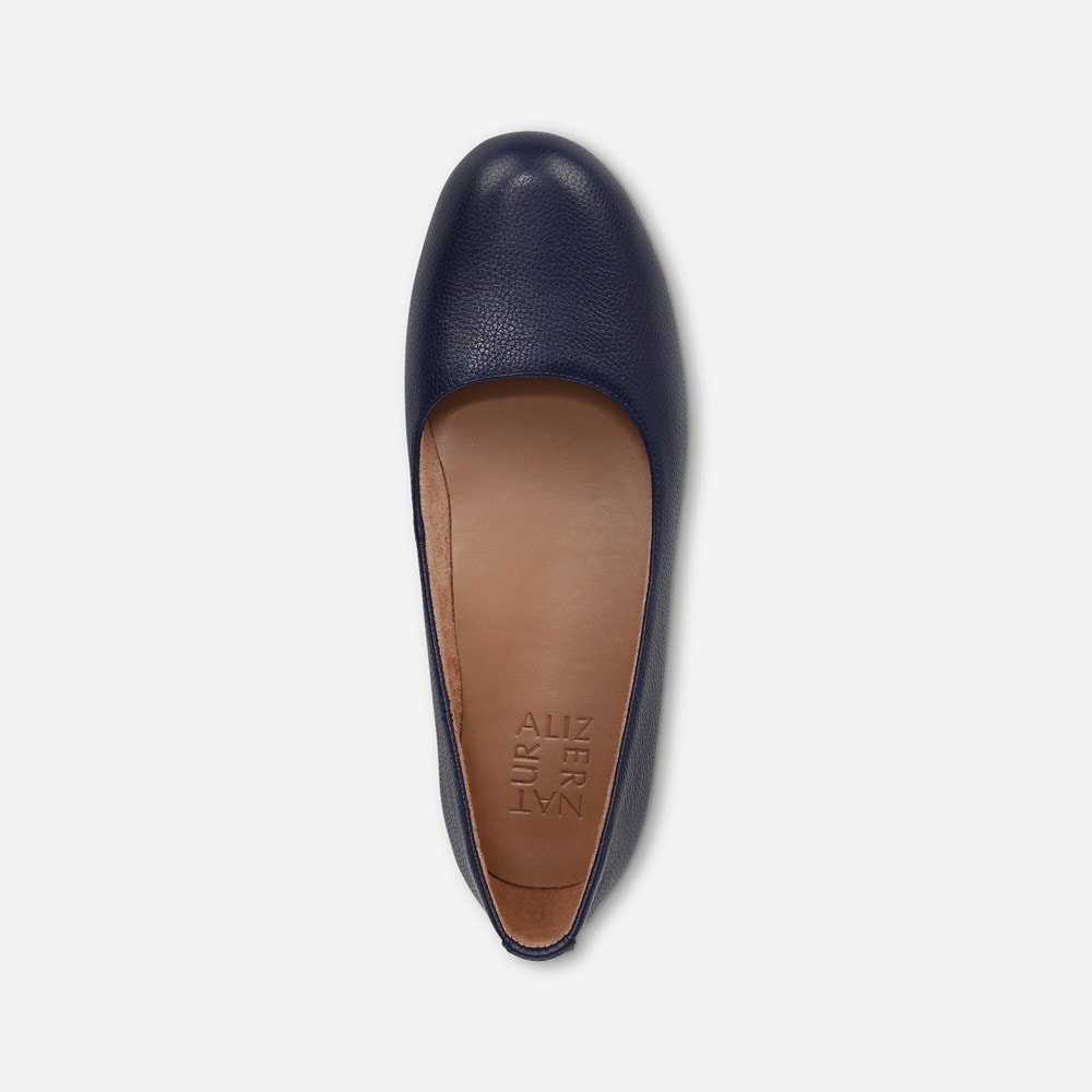 Naturalizer Maxwell Ballet Flat - Midnight Blue Leather