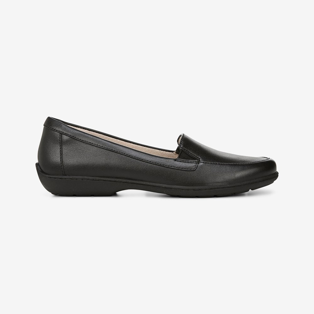 Naturalizer SOUL Kacy Flat - Black Leather