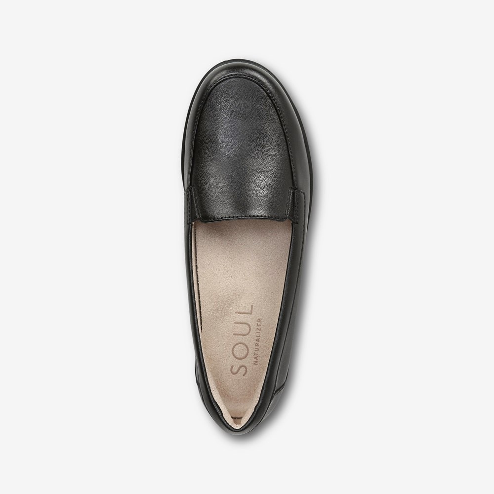 Naturalizer SOUL Kacy Flat - Black Leather