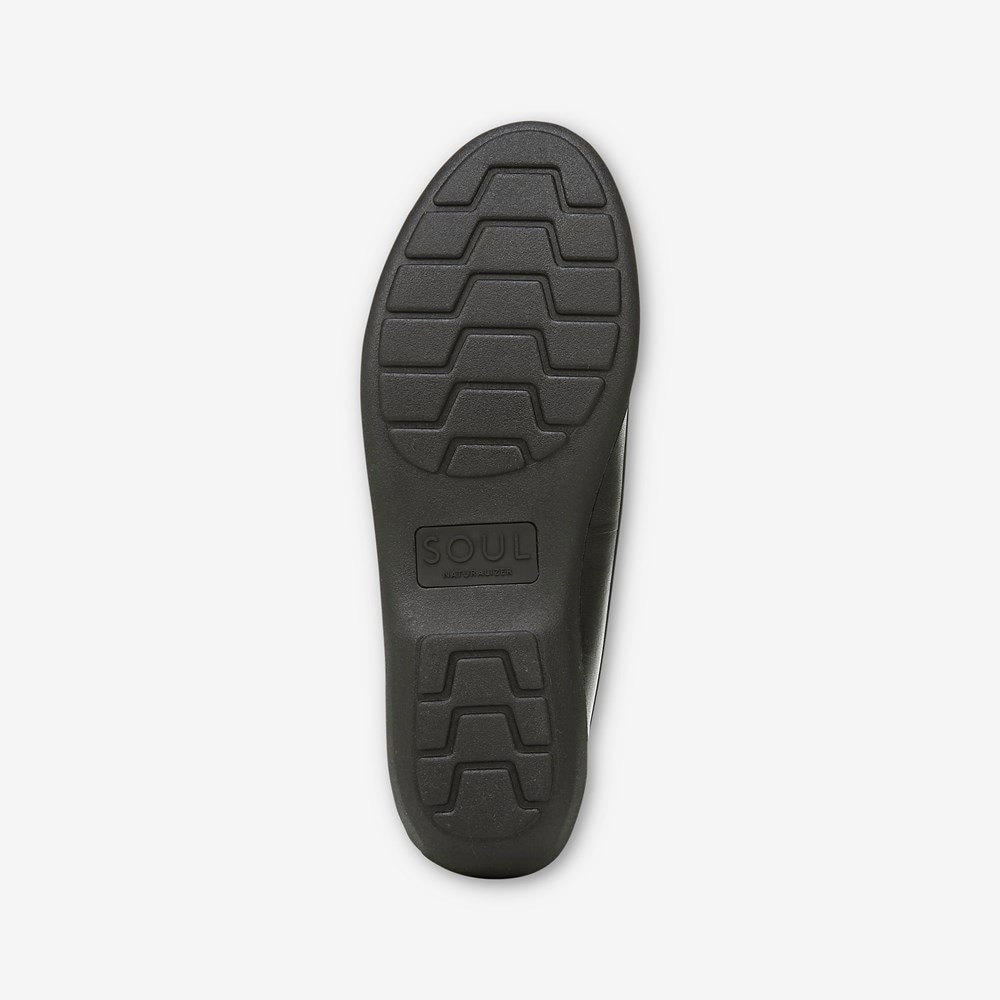 Naturalizer SOUL Kacy Flat - Black Leather