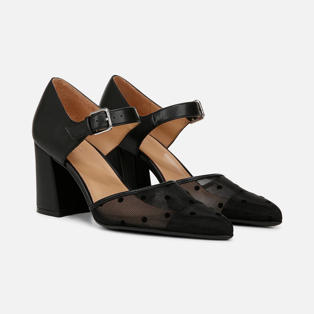 Naturalizer Pixie Mary Jane - Black Fabric