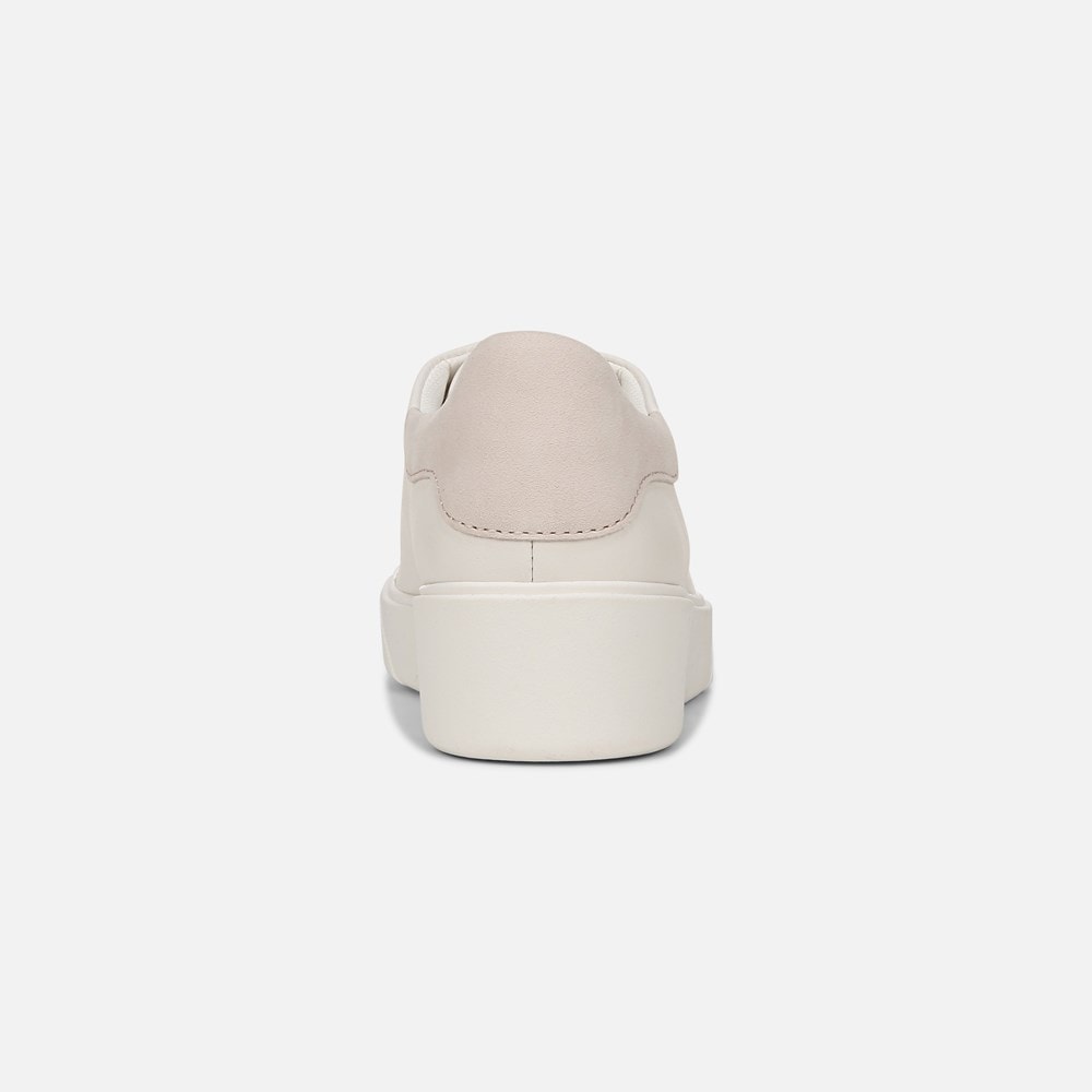 Naturalizer Morrison 2.0 Lace Up Sneaker - Warm White/Rose Leather
