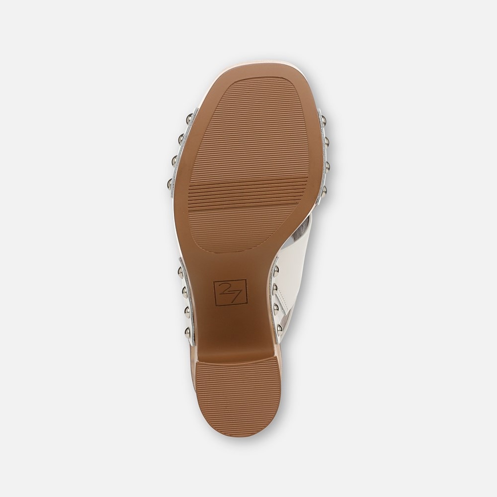 Naturalizer 27 EDIT Kirsten Platform Slingback - Warm White Leather
