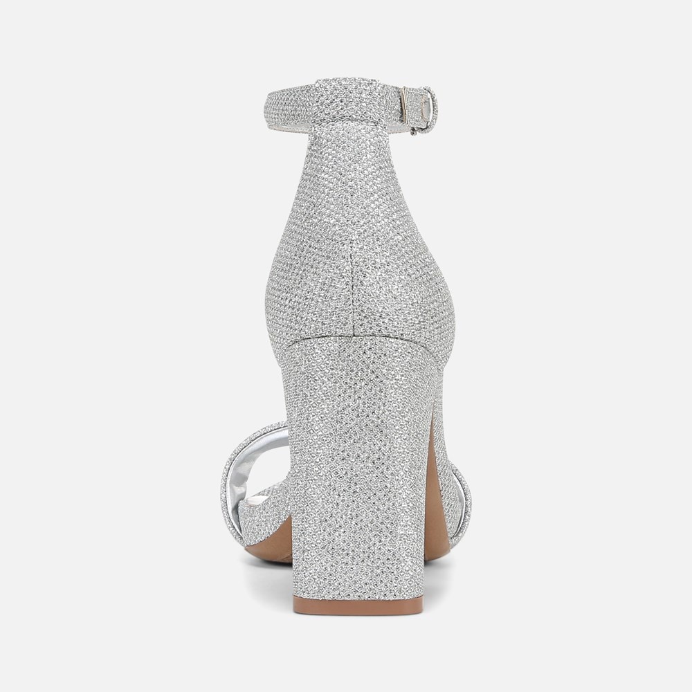 Naturalizer Joy Dress Sandal - Silver Fab Fabric