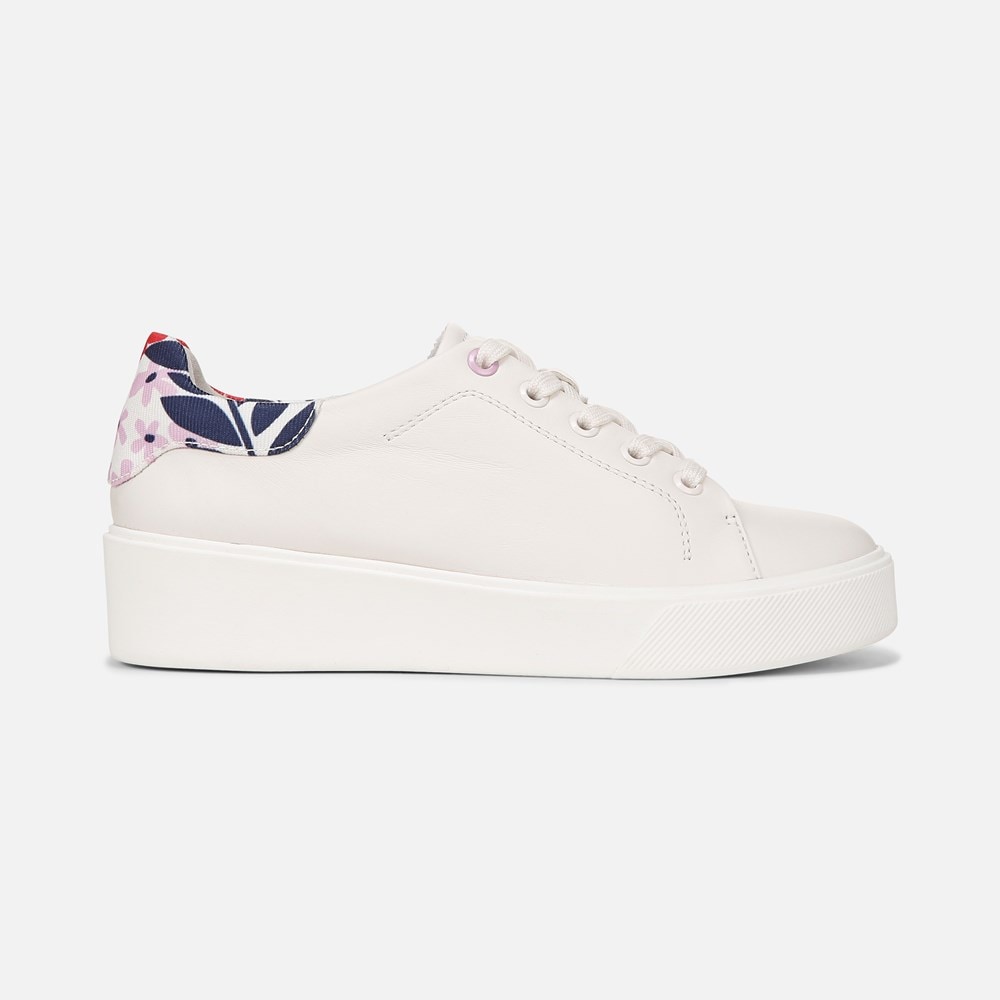 Naturalizer Morrison 2.0 Lace Up Sneaker - White Lilac Leather