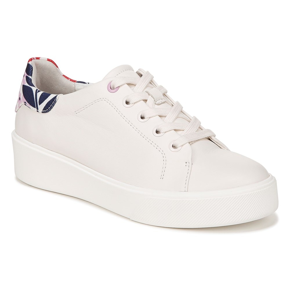 Naturalizer Morrison 2.0 Lace Up Sneaker - White Lilac Leather